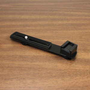 Camera hot shoe light or flash off set bracket top